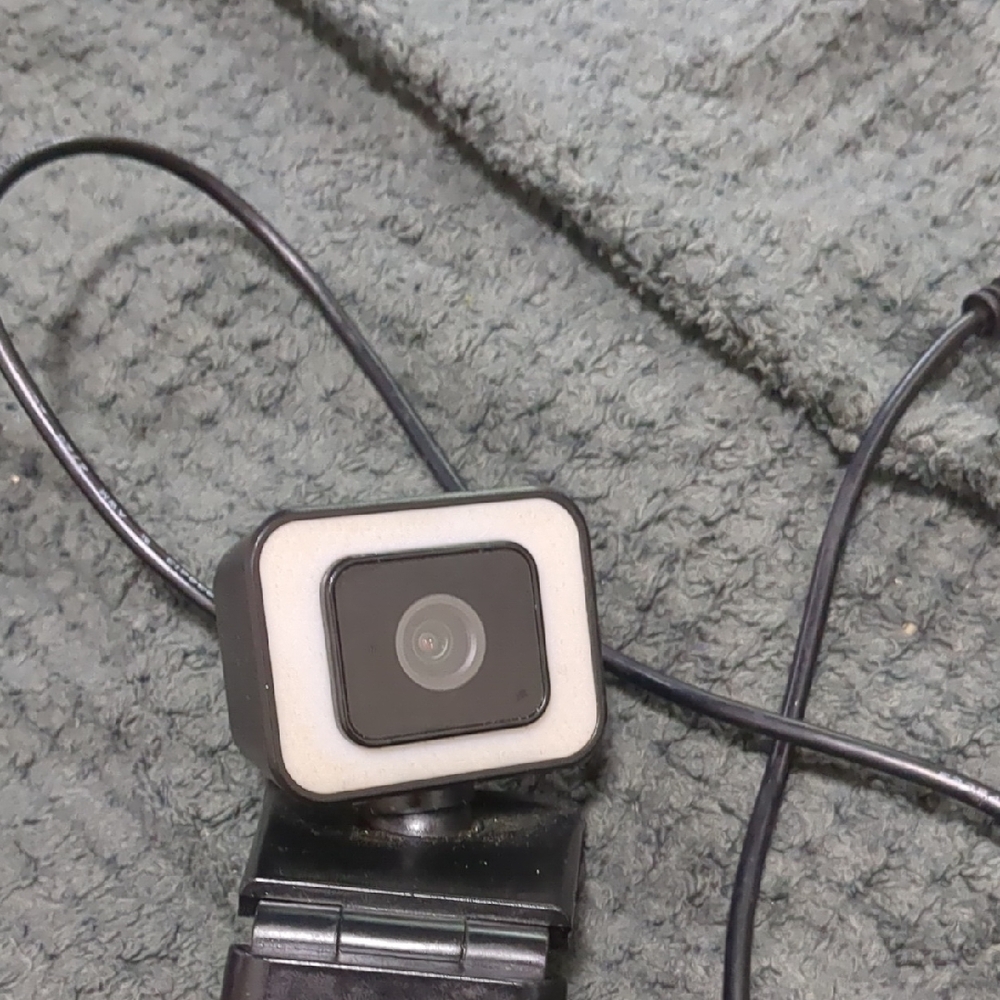 High-Definition Black Webcam 4 Foot Cord